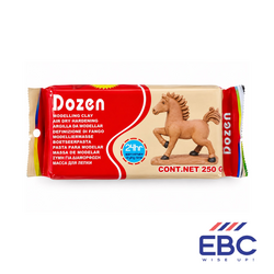 DOZEN Modelling Clay Terracotta 250 GM 